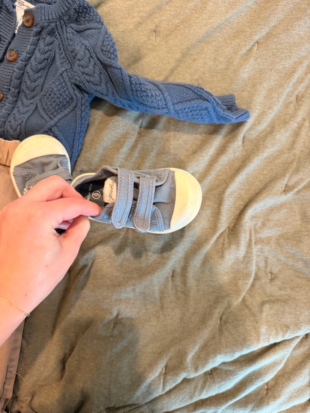Pehr | Recess Sneaker Blue Velcro Sneakers - Picture 6 of 8